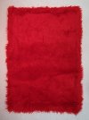 3 x 5 Small Red Shag Rug - Flokati-2