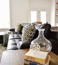 Brown Leather 2 Piece Sectional Sofa with LAF Chaise - Interstellar-3