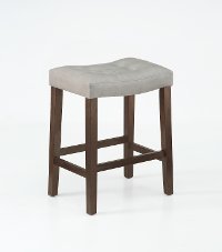 Gray Saddle Style 29 Inch Counter Stool - Verona Collection