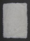 3 x 5 Small White Shag Rug - Flokati