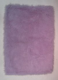 3 x 5 Small Lavender Shag Rug - Flokati