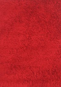 3 x 5 Small Red Shag Rug - Fun Shags