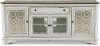74 Inch Antique White TV Stand - Magnolia Manor