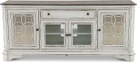 Magnolia Manor 74 Inch Antique White TV Stand-1