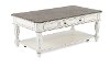 Antique White Coffee Table - Magnolia Manor