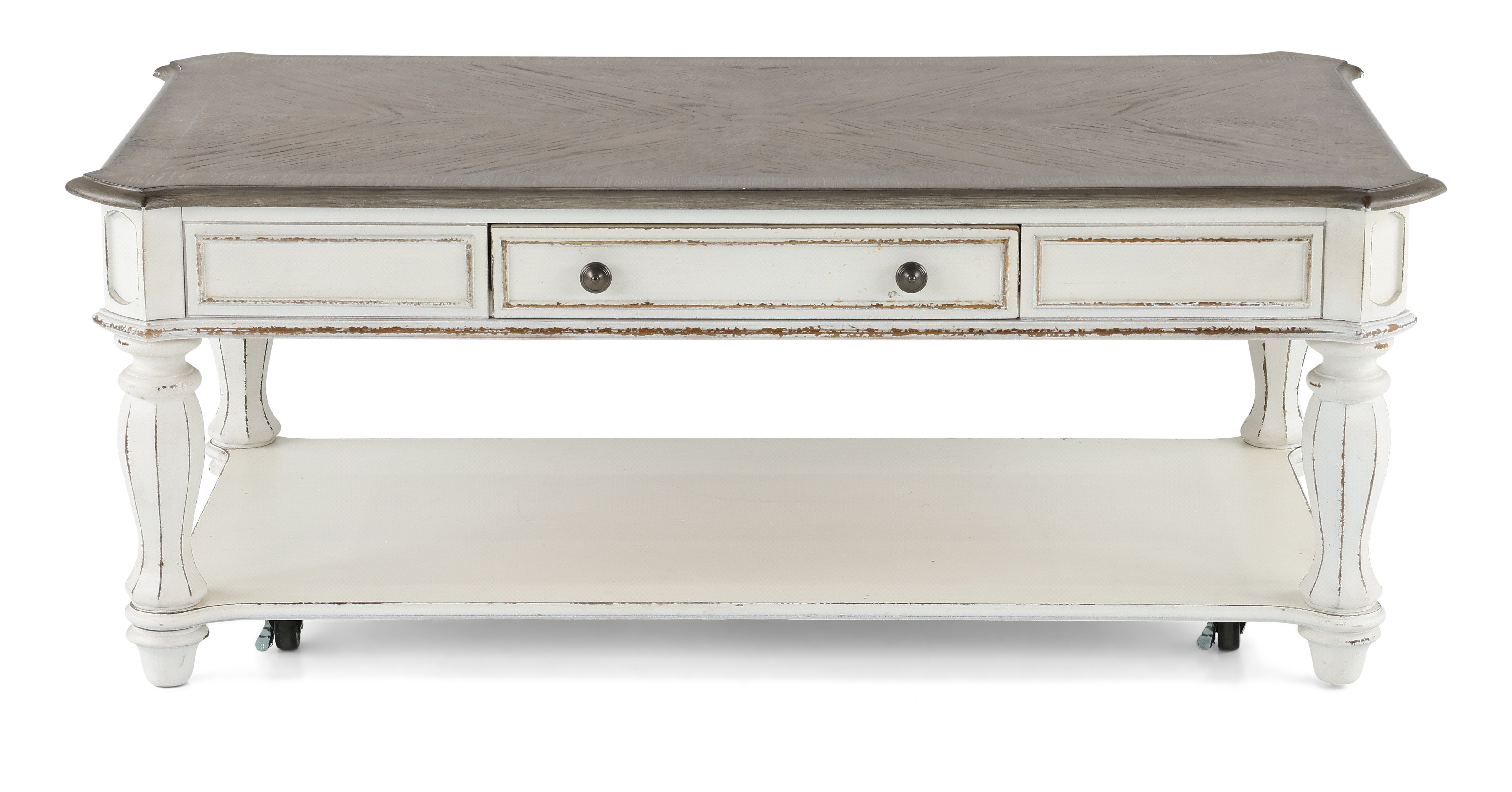 Magnolia Manor Antique White Coffee Table-2