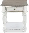 Magnolia Manor Antique White End Table