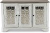 Antique White Sofa Console - Magnolia Manor