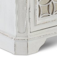 Antique White Sofa Console - Magnolia Manor-5
