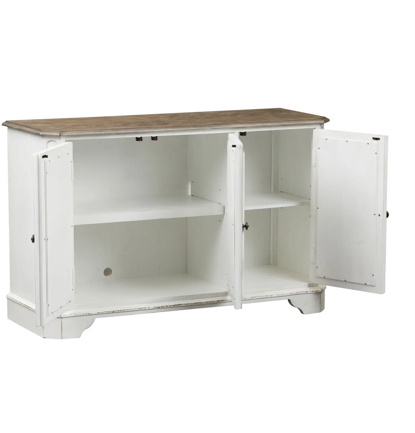 Magnolia Manor Antique White Console Table-2