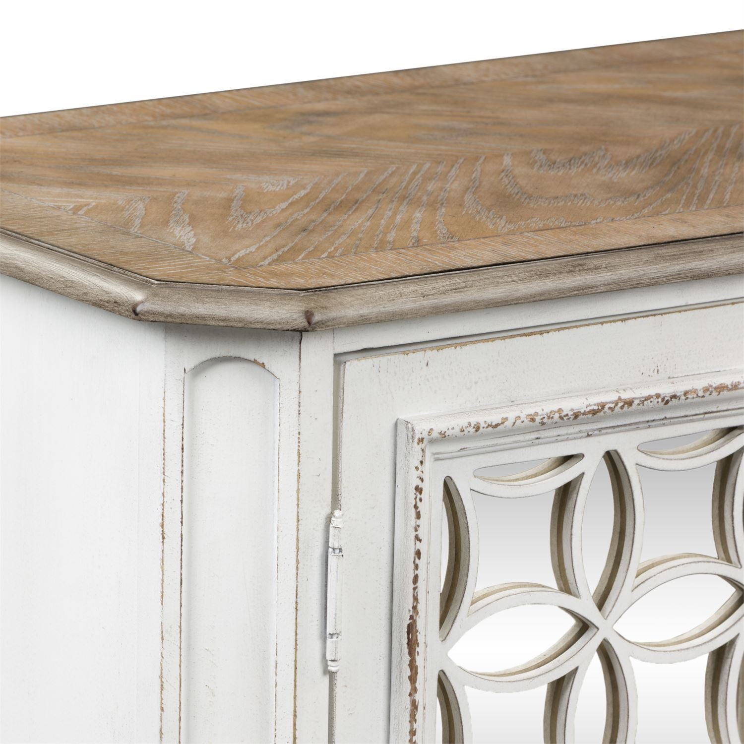 Magnolia Manor Antique White Console Table-4