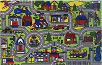 7 x 10 Large Drive Time Multi-Color Area Rug - Fun Time