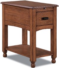 8710-028 Medium Brown Side Table -Kenilworth