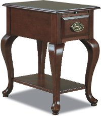 8710-061 Dark Cherry Chair Side Table - Salon