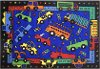 3 x 5 Small Trucks & Cars Multi-Color Area Rug - Fun Time