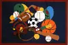 3 x 5 X-Small Sports America Multi-Color Area Rug - Fun Time