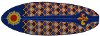 2 x 5 Runner Blue & Orange Laguna Surfboard Area Rug - Surf Time