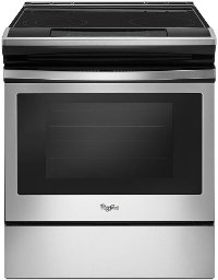 WEE510S0FS Whirlpool 4.8 cu. ft. Guided Electric Front Control Range With The Easy-Wipe Ceramic Glass Cooktop - Stainless Steel