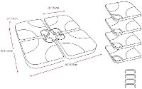 Patio Umbrella Base Weights Stand-2