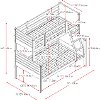 White Twin-over-Full Bunk Bed - Ashland-2