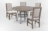 Clearance Ash 5 Piece Round Dining Set - Interlude II