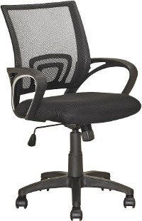Black Mesh Back Office Chair - Workspace