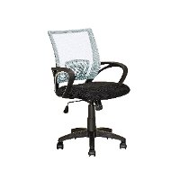 White and Black Mesh Office Chair - Workspace-3