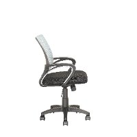 White and Black Mesh Office Chair - Workspace-4