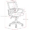 Light Brown and Black Mesh Office Chair - Workspace-1