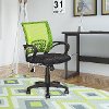 Lime Green and Black Mesh Office Chair - Workspace-2