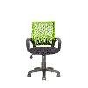 Lime Green and Black Mesh Office Chair - Workspace-5