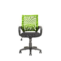 Lime Green and Black Mesh Office Chair - Workspace-5