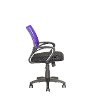 Black and Purple Mesh Office Chair - Workspace-4