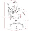 Black and Purple Mesh Office Chair - Workspace-5