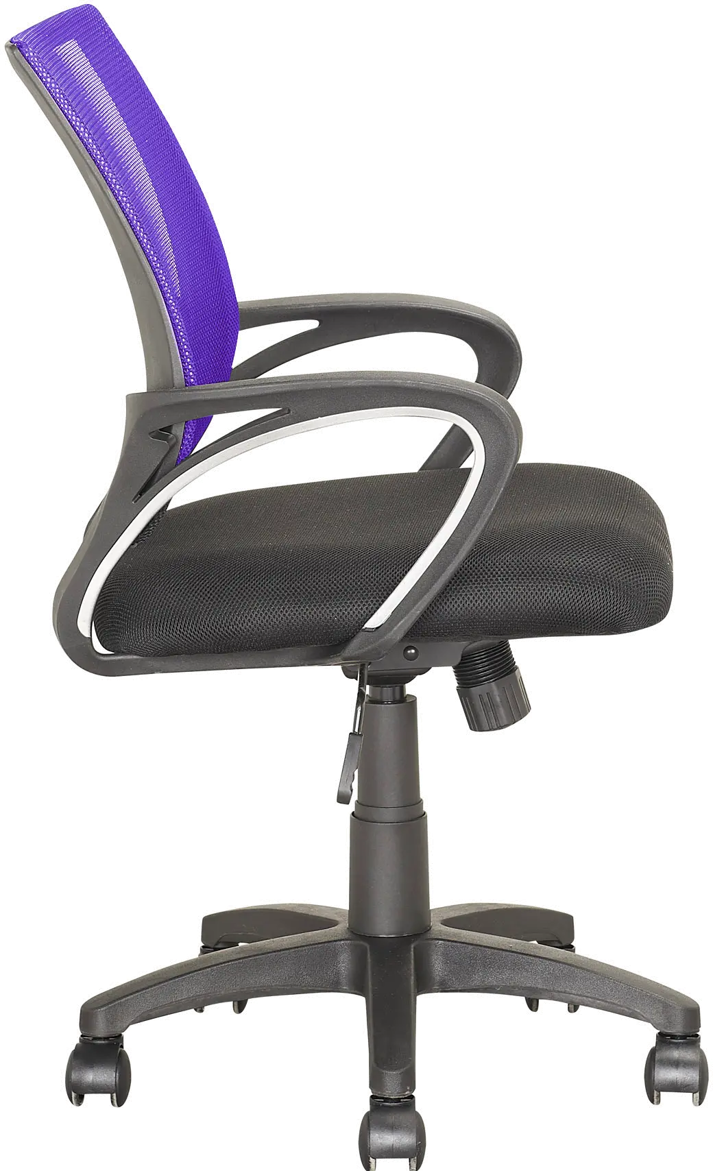 Workspace Black and Purple Mesh Office Chair-4