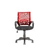 Red and Black Mesh Office Chair - Workspace-2