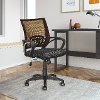 Dark Brown and Black Mesh Office Chair - Workspace