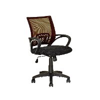 Dark Brown and Black Mesh Office Chair - Workspace-3