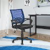 Navy Blue and Black Mesh Office Chair - Workspace-2