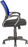 Navy Blue and Black Mesh Office Chair - Workspace-4