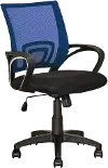 Workspace Navy Blue and Black Mesh Office Chair