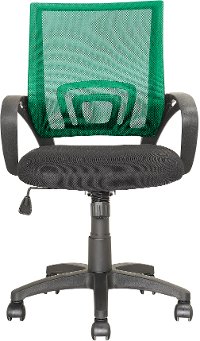 Teal and Black Mesh Office Chair - Workspace-2