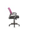 Pink and Black Mesh Office Chair - Workspace-4