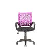 Pink and Black Mesh Office Chair - Workspace-5