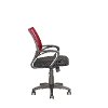 Maroon and Black Mesh Office Chair - Workspace-4