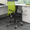 Lime Green and Black Mesh Office Chair - Workspace-3