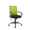 Lime Green and Black Mesh Office Chair - Workspace-4