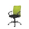 Lime Green and Black Mesh Office Chair - Workspace-5