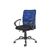 Blue and Black Mesh Office Chair - Workspace-5