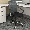 Gray and Black Mesh Office Chair - Workspace